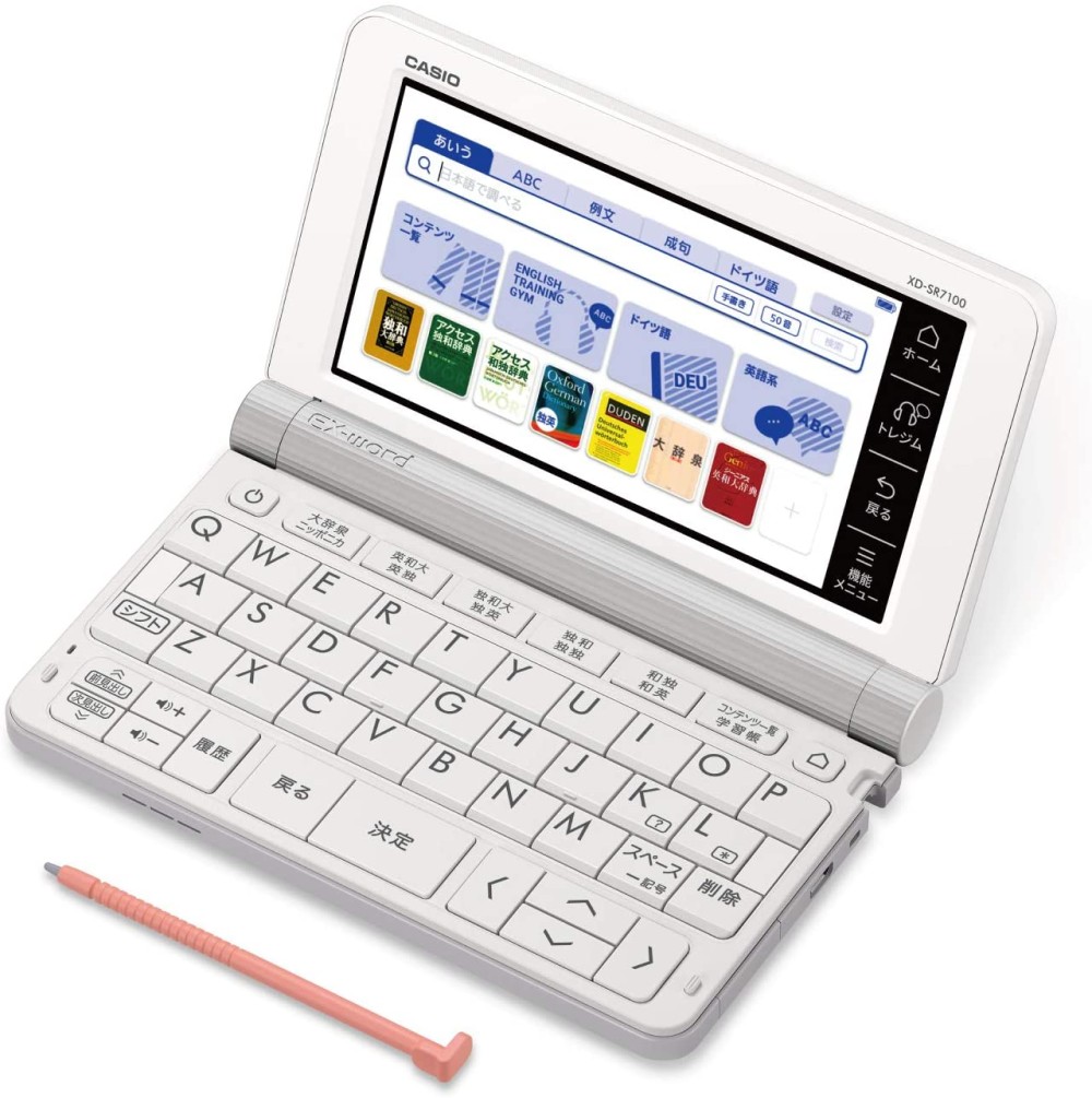 CASIO EX-word XD-SR7100 Dizionari Elettronici Giapponese Inglese Tedesco