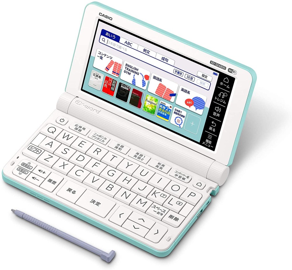 CASIO EX-word XD-SX4800GN Dizionari Elettronici Giapponese Inglese
