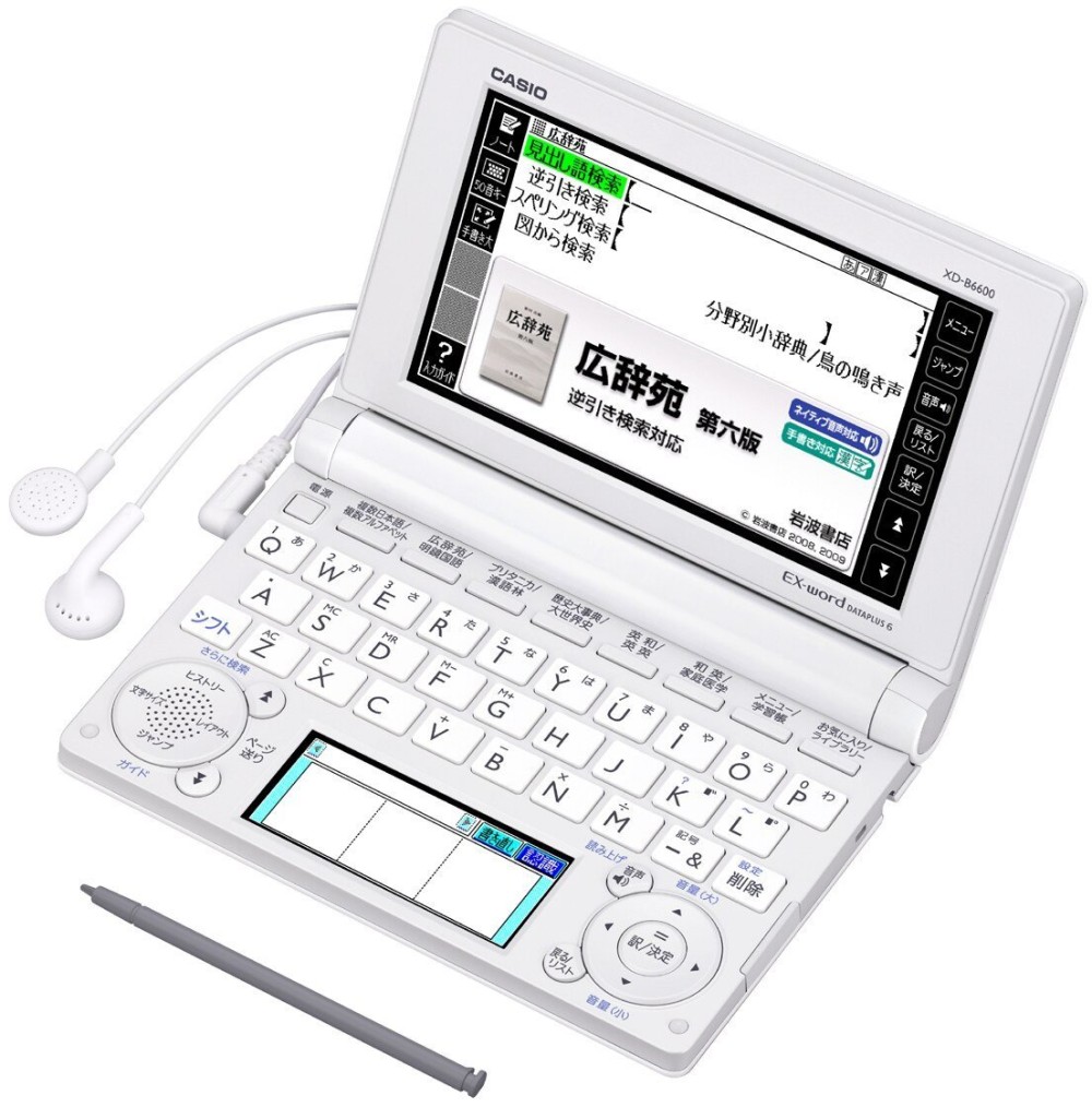 CASIO EX-word XD-B6600WE Dizionari Elettronici Giapponese Inglese Italiano