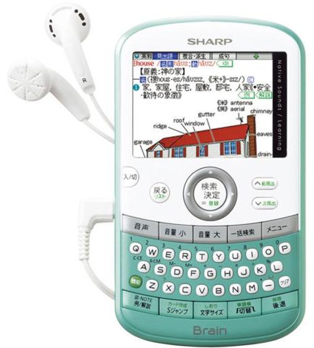 SHARP Brain PW-AC20-A Dizionari Elettronici Giapponese Inglese Tascabile