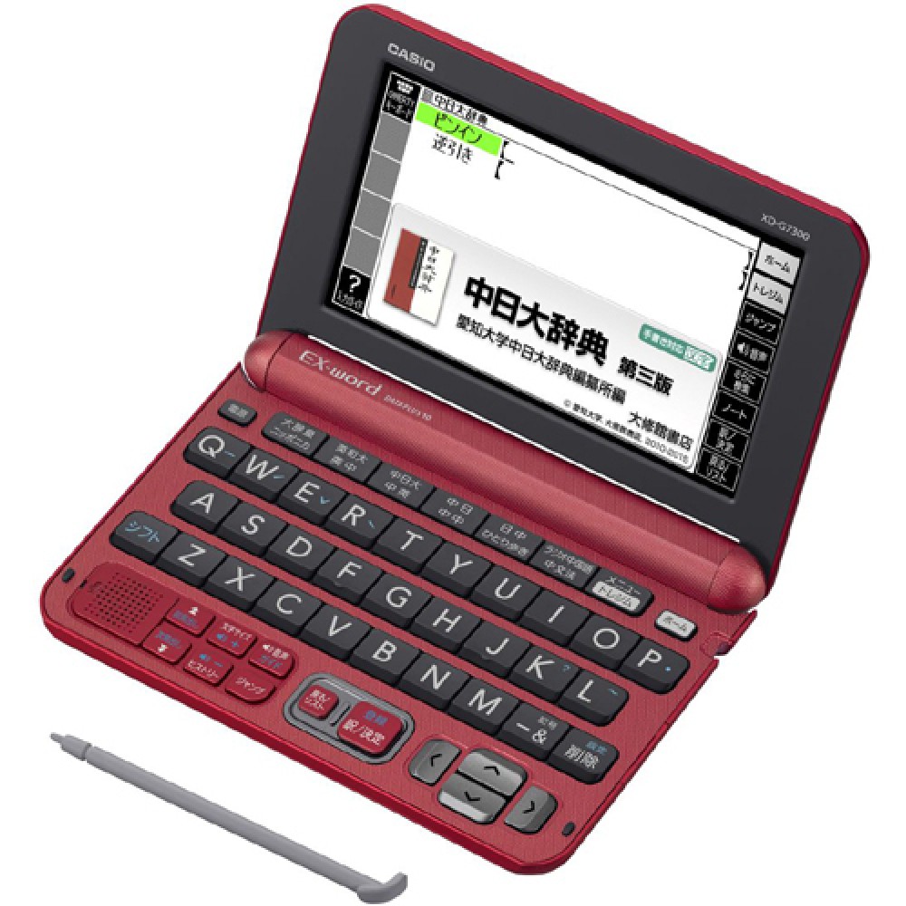CASIO EX-word XD-G7300RD Dizionari Elettronici Giapponese Inglese Italiano Cinese