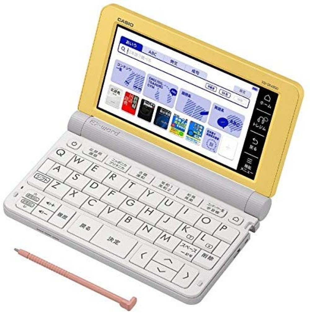 CASIO EX-word XD-SR4800YW Dizionari Elettronici Giapponese Inglese