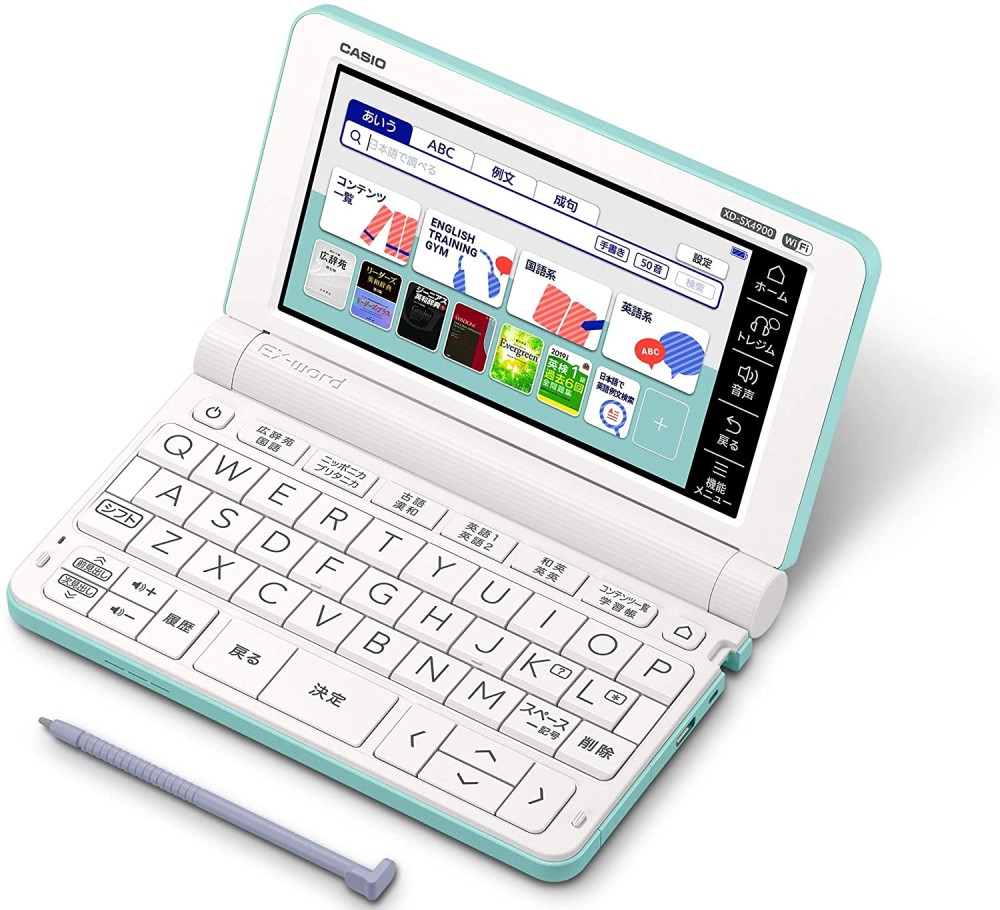 CASIO EX-word XD-SX4900GN Dizionari Elettronici Giapponese Inglese