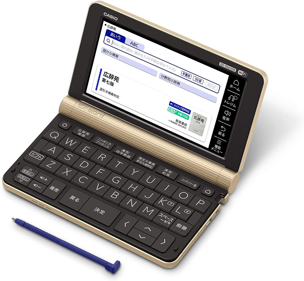 CASIO EX-word XD-SX6500GD Dizionari Elettronici Giapponese Inglese
